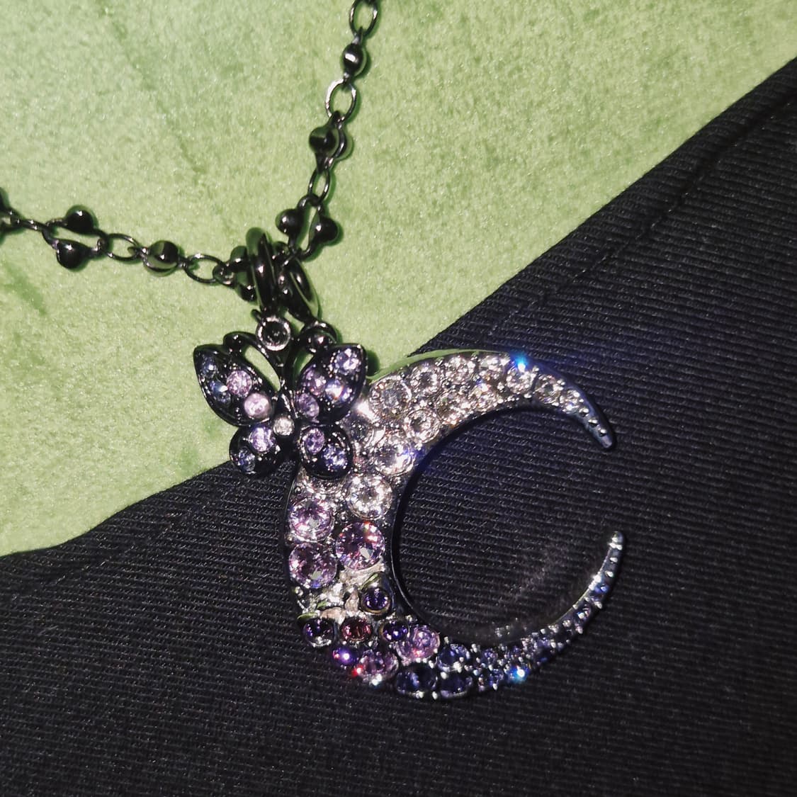 05s 안나수이 달과 나비 밤하늘 파베 목걸이 상품이미지7