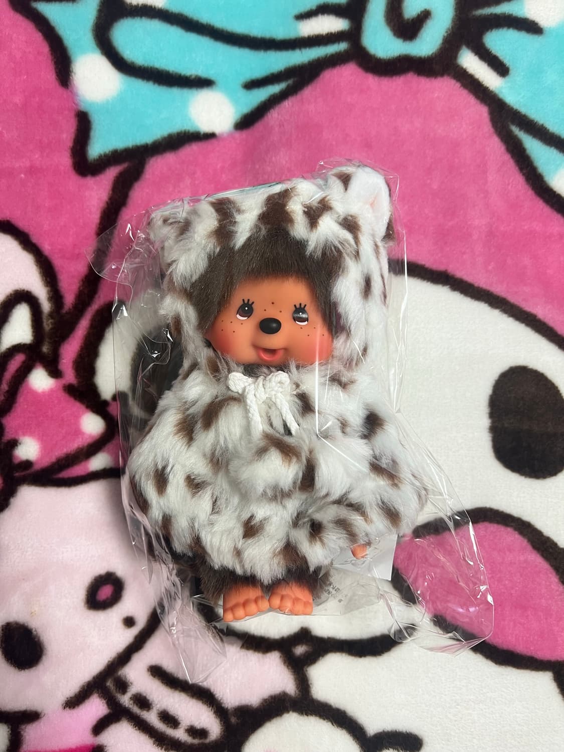 몬치치 호피 망토 화이트 상품이미지2