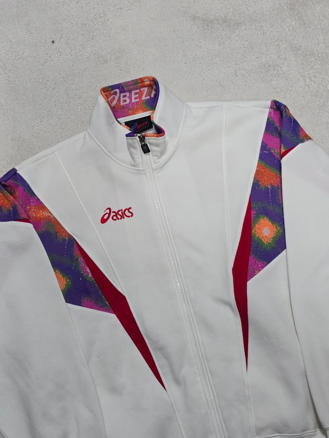 Asics 아식스 BEZA 재팬 화이트 트랙 저지 L사이즈 상품이미지3