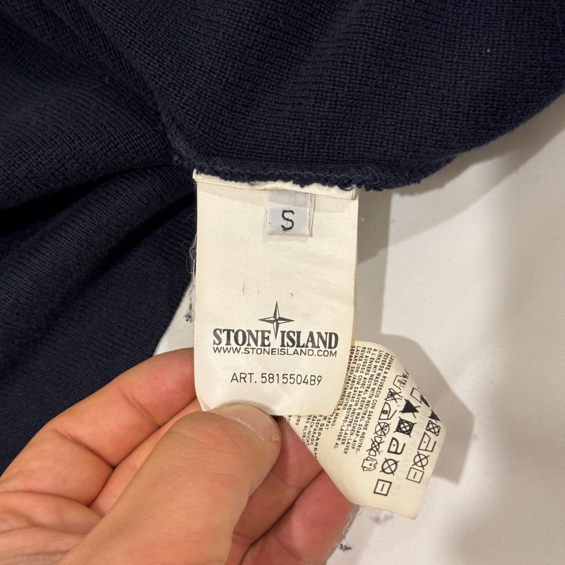 스톤아일랜드 니트 집업 S 상품이미지8