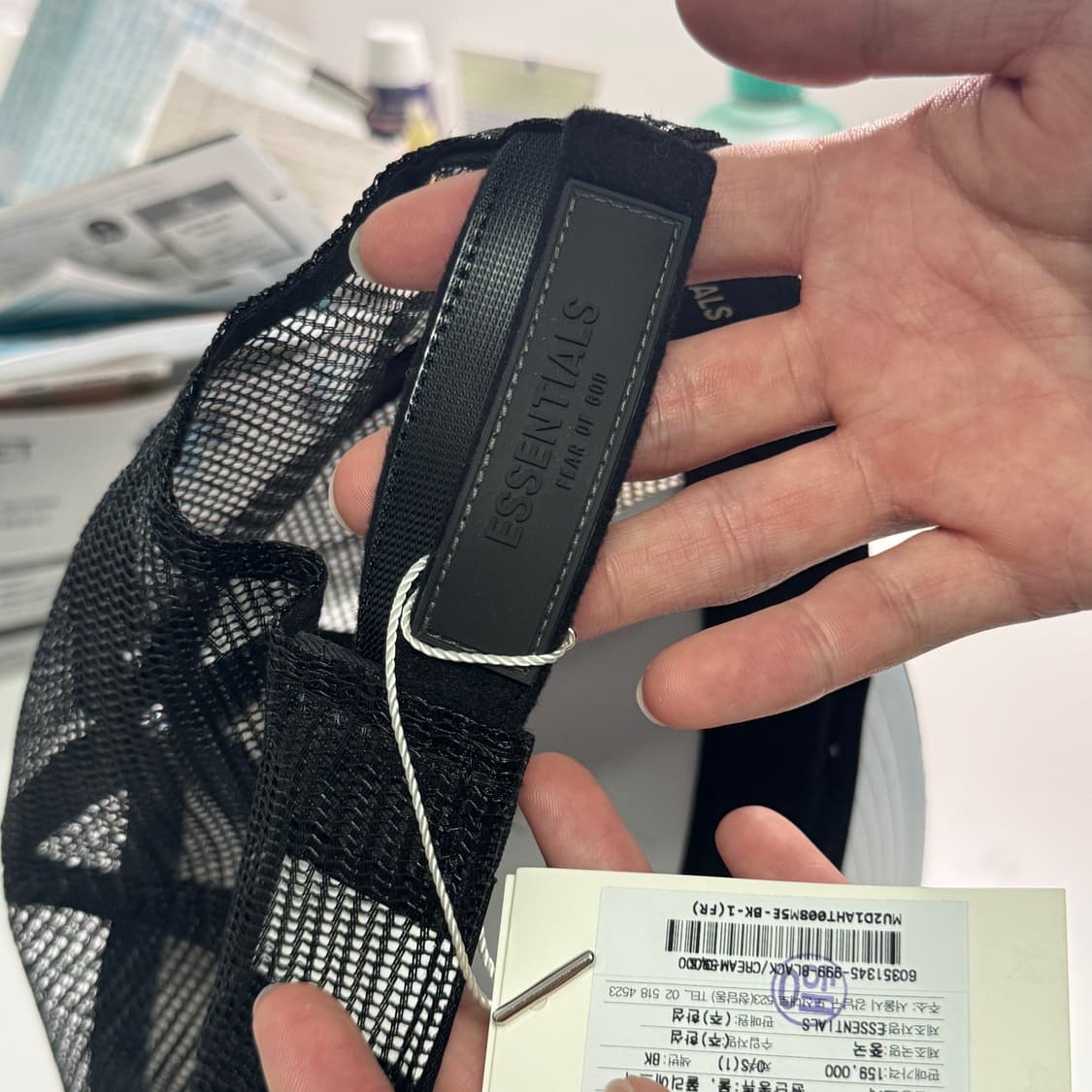 [새상품]에센셜 뉴에라 E 트러커 캡 크롬 화이트 상품이미지2