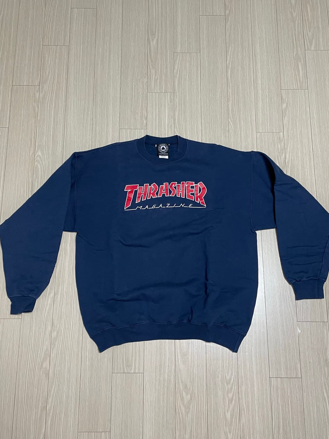 트레셔 맨투맨 네이비 L 상품이미지1