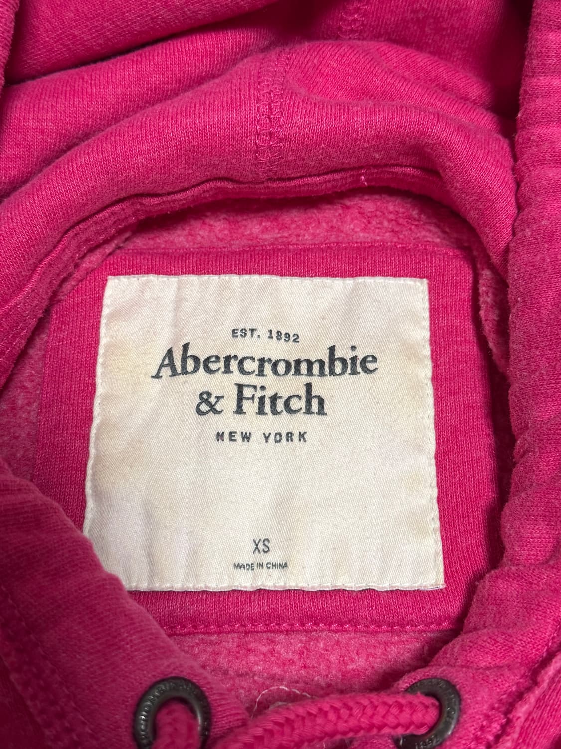아베크롬비 핑크 후드 xs사이즈 상품이미지2