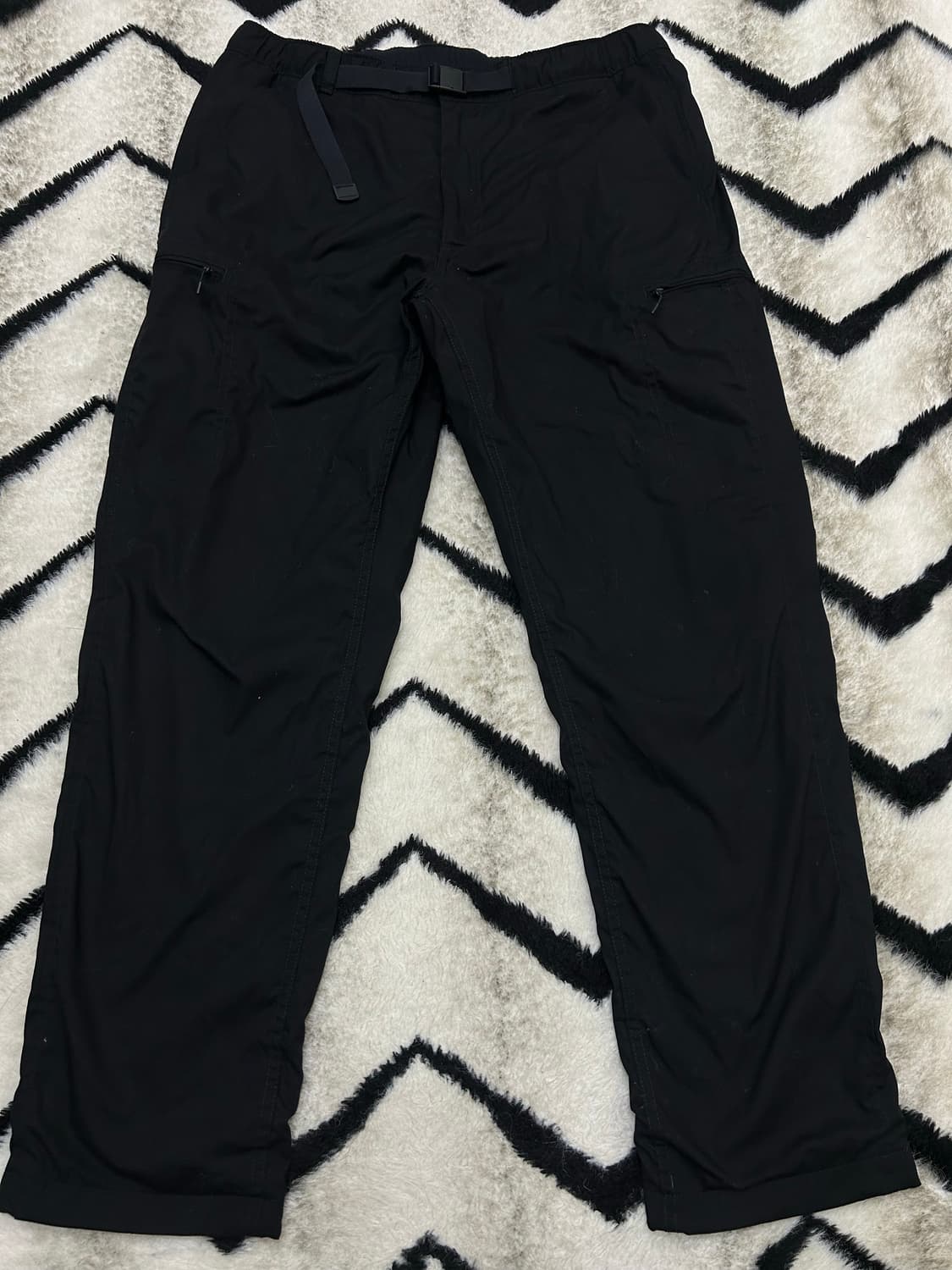 [L]유니클로 히트텍 기어팬츠/블랙/기모 상품이미지2