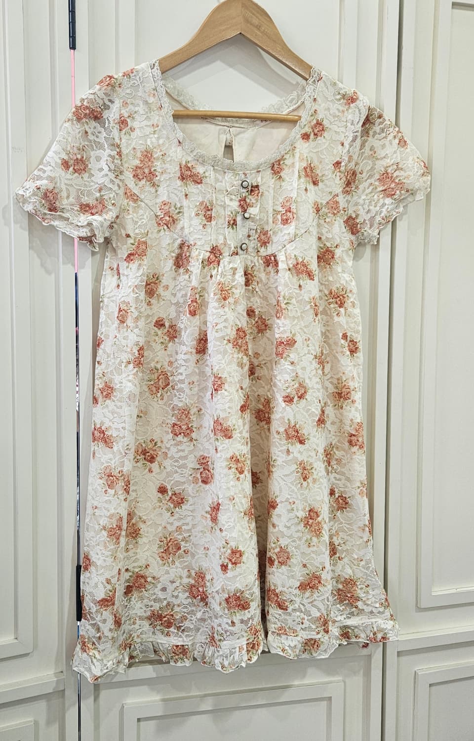 로즈 레이스 플라워 원피스 상품이미지2