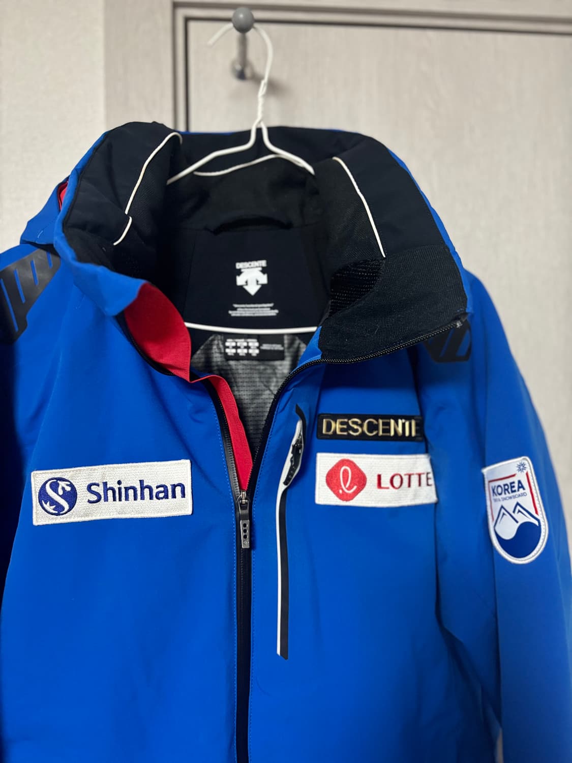 새상품) 데상트 스키 스노우보드 국가대표 국대 어센틱 유니폼 M 상품이미지3