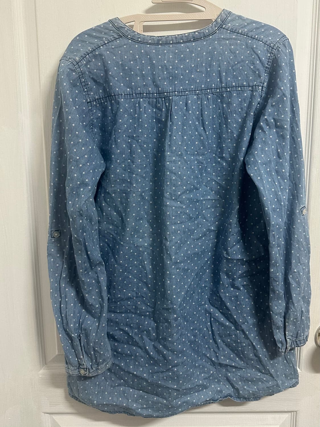 모리걸 도트  청롱블라우스 상품이미지2