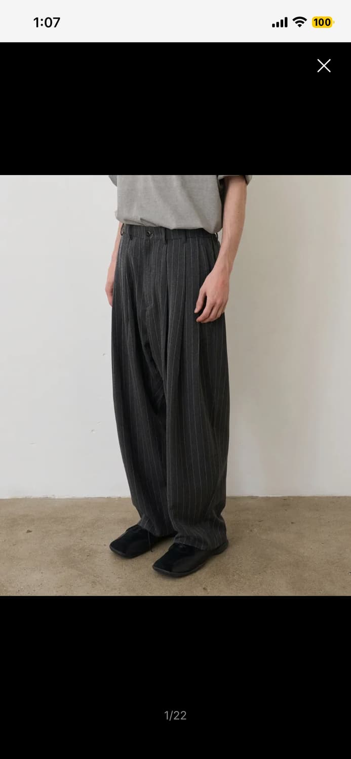 노운 스트라이프 팬츠 1사이즈 상품이미지1