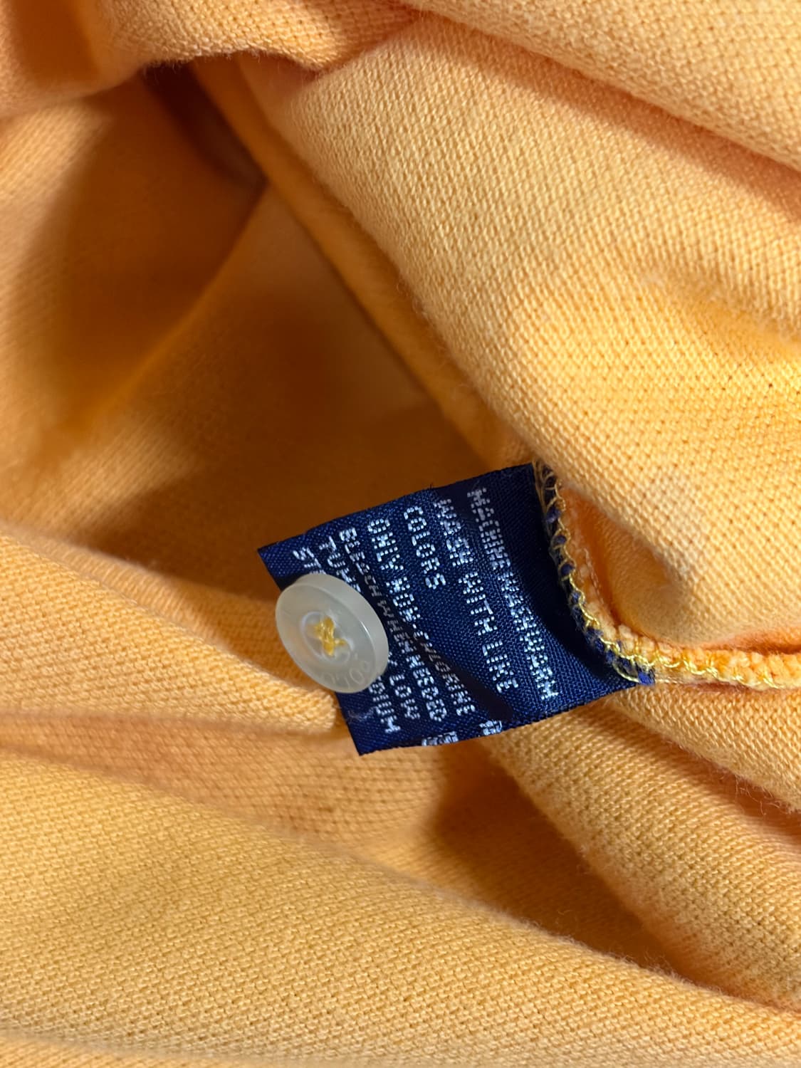 폴로 멀티 빅포니 치프키프 옐로우 오렌지 반팔 카라 티셔츠 XL 상품이미지10