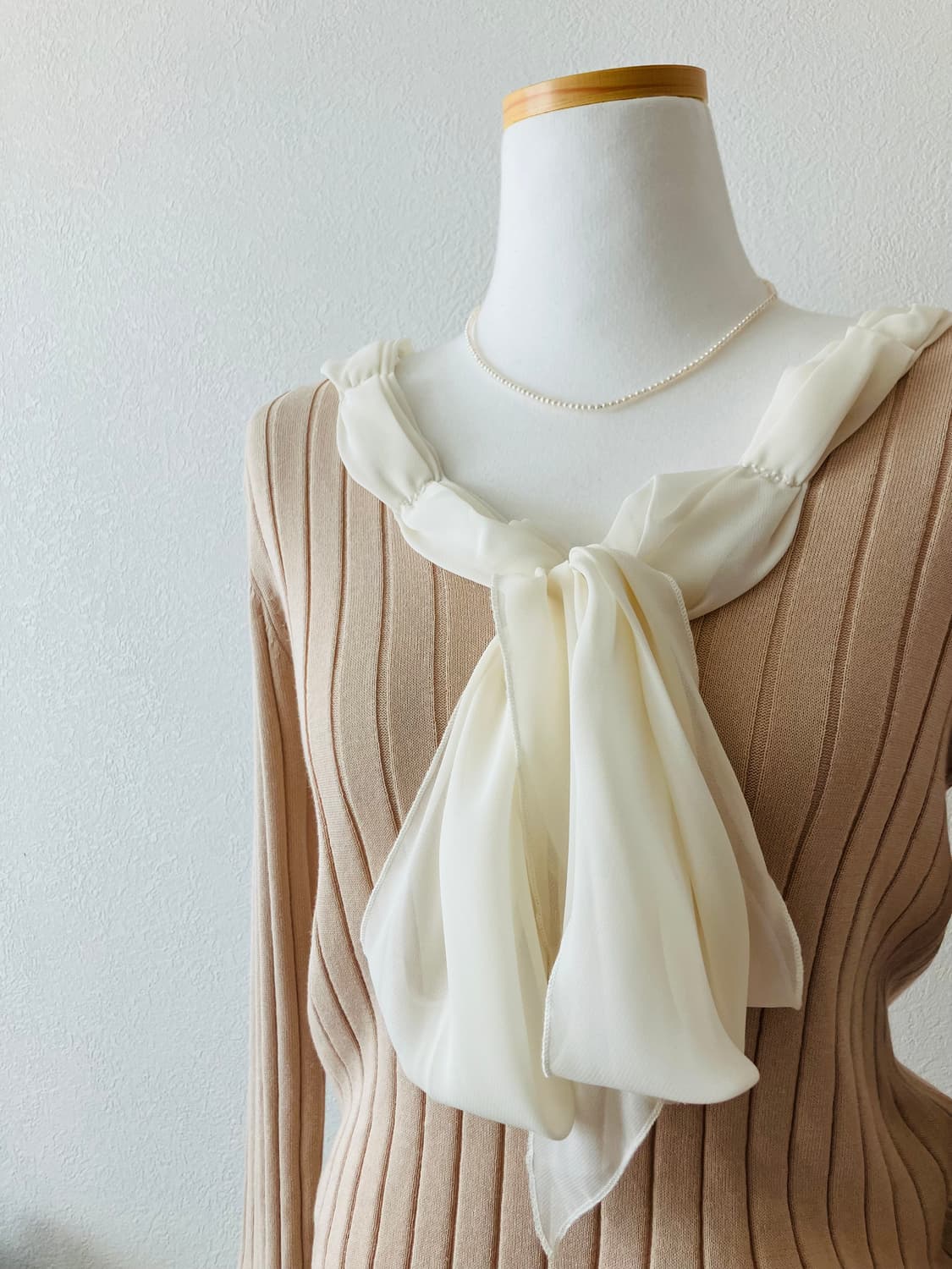 일본빈티지 스카프 니트 스나계 모리걸 히메갸루 로걀 상품이미지2