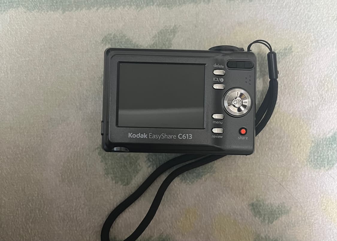 코닥 c613 펄블랙 빈티지 디카 카메라 상품이미지2