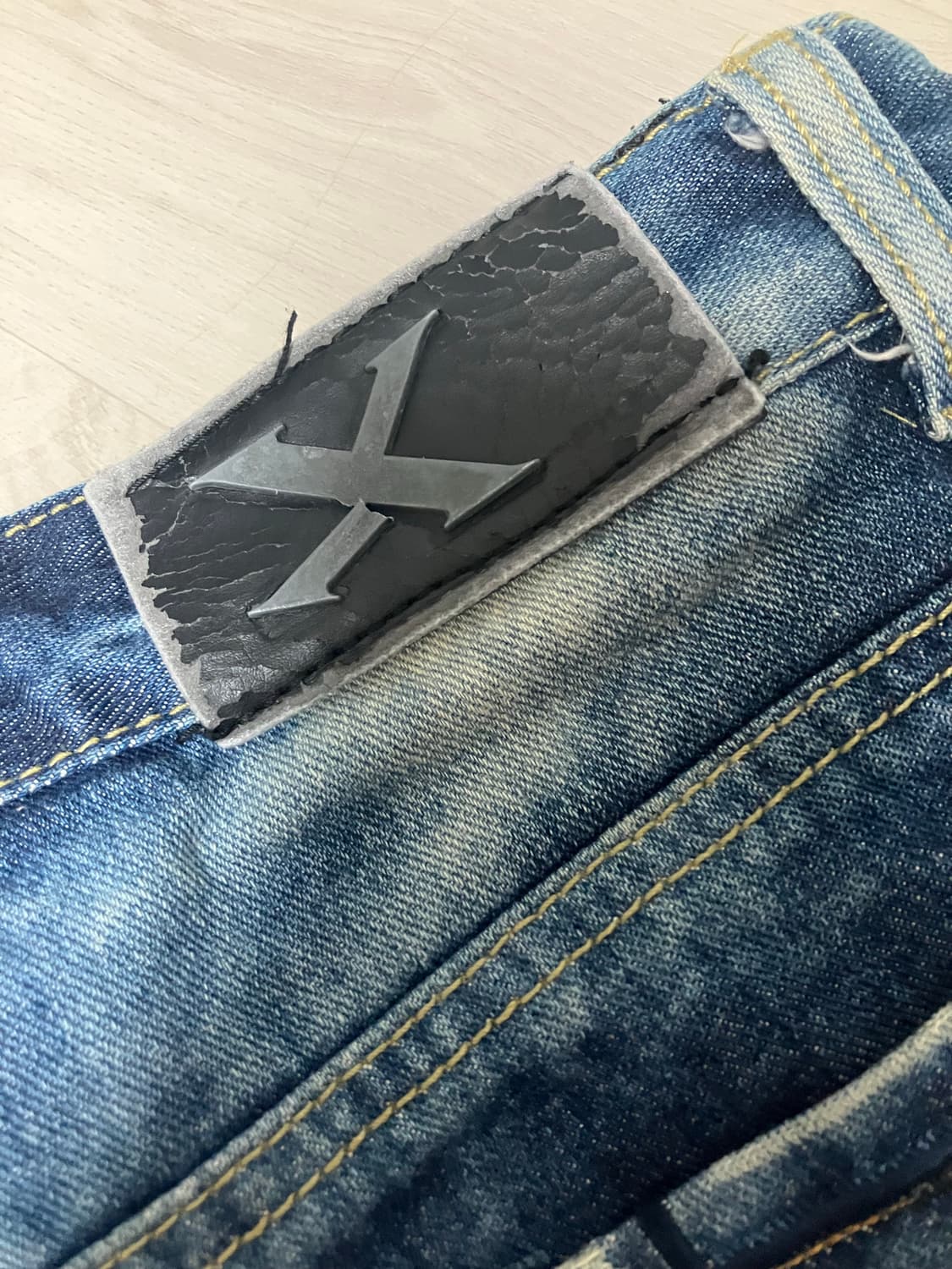 y2k 2000년대 감성 유니크 빈티지 워싱 반바지⭐️  상품이미지3