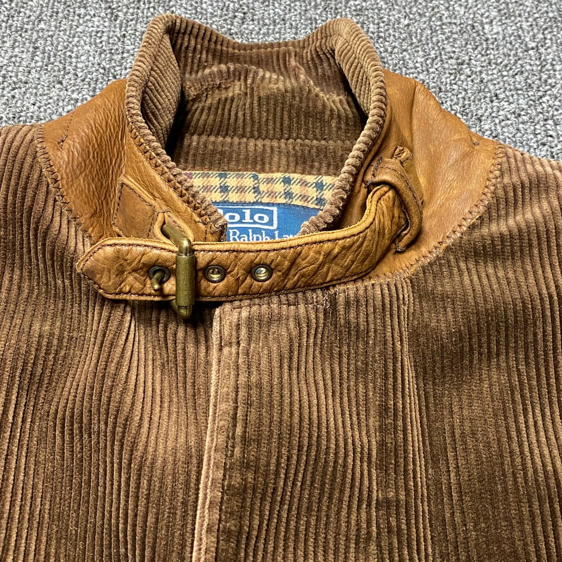 폴로 랄프로렌 코듀로이 벨티드 사파리 자켓 (브라운) 상품이미지4