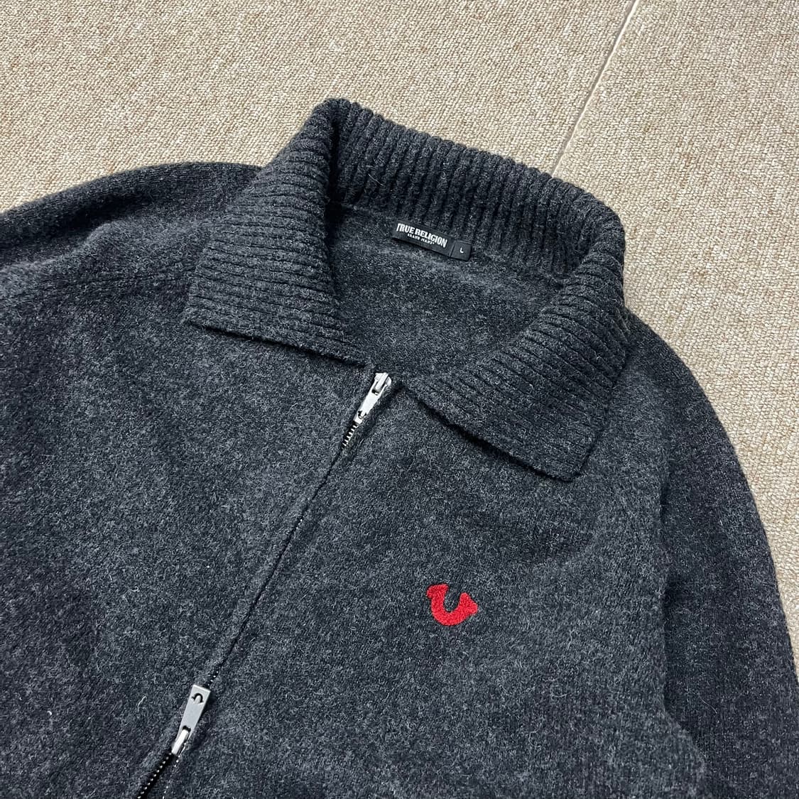 트루릴리젼 투웨이 니트집업 상품이미지5