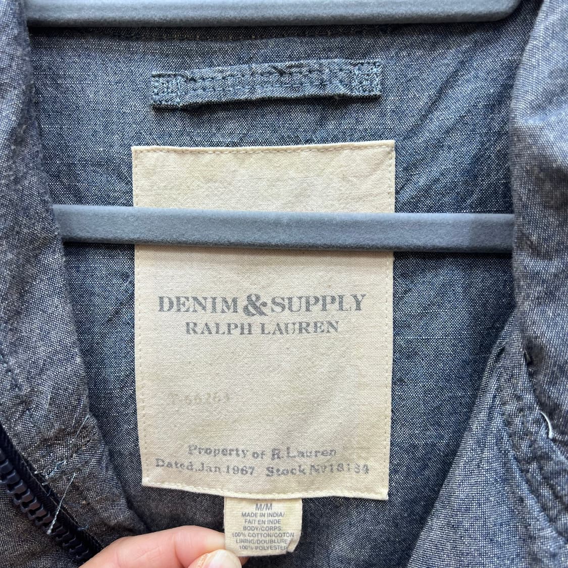 폴로랄프로렌 데님앤서플라이 마드라스 패치워크 자켓 상품이미지6