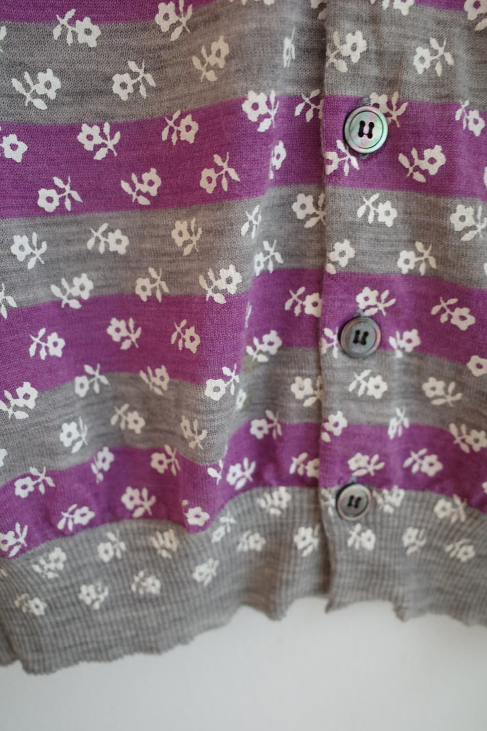 Flower silk printed flower cardigan 상품이미지8