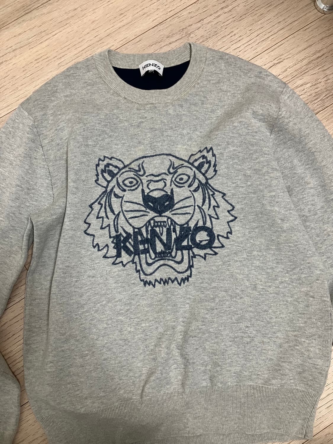 겐조 타이거 니트 그레이 상품이미지1