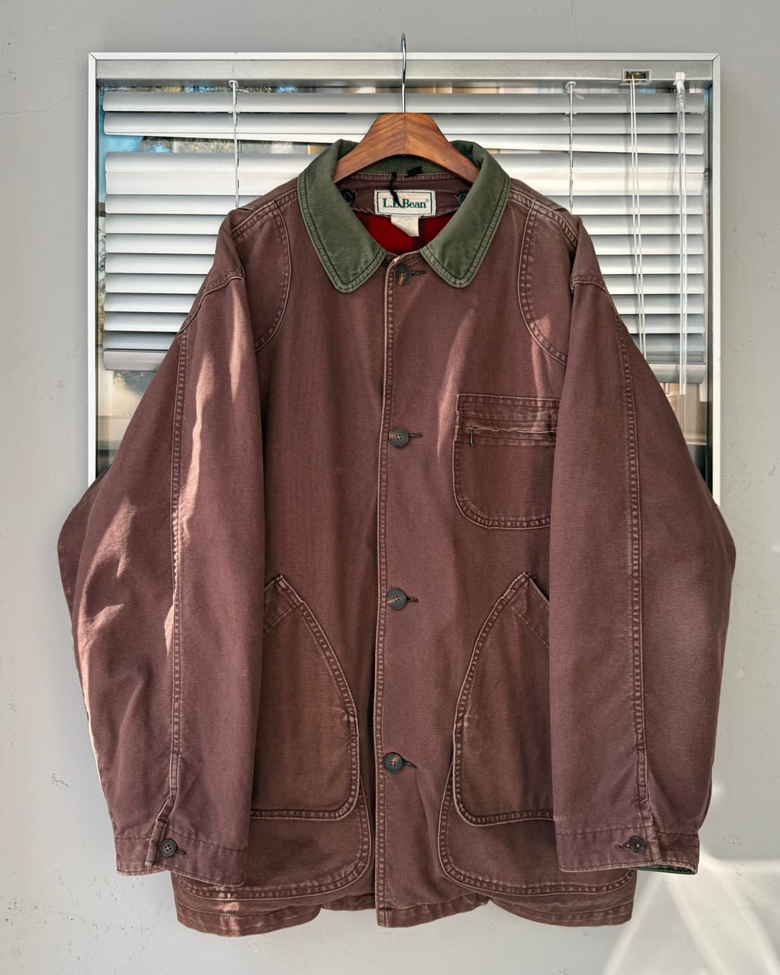 L.L.Bean 90s USA made canvas hunting 자켓  상품이미지1