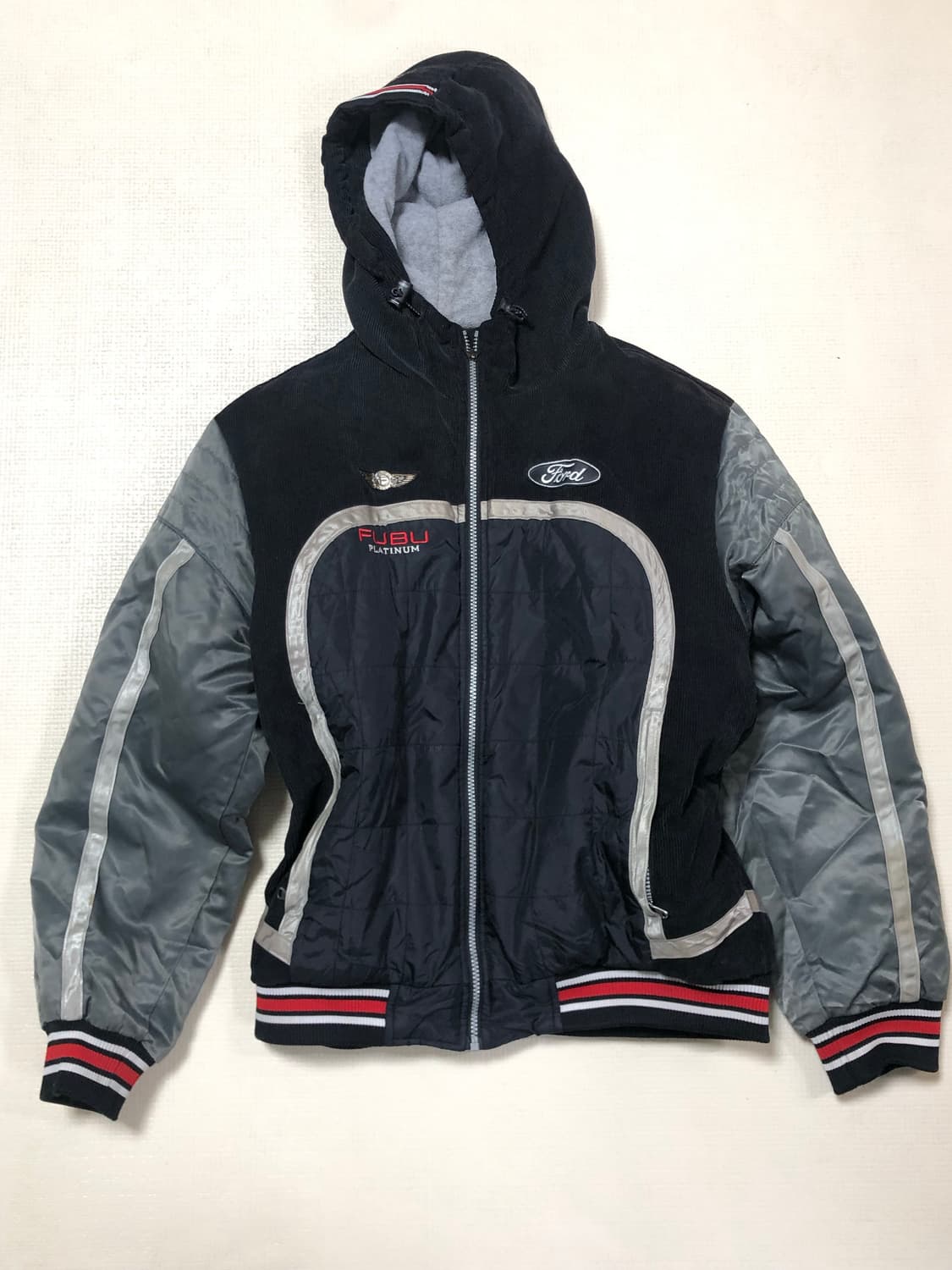 빈티지 푸부 블랙 펑크 점퍼 상품이미지10