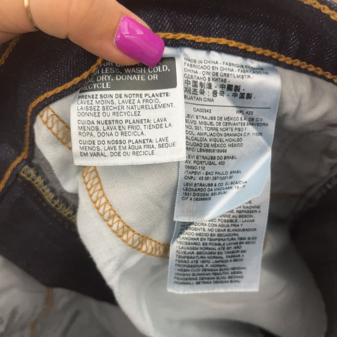 리바이스 505 빈티지 데님 청바지 34인치 C06549 상품이미지5