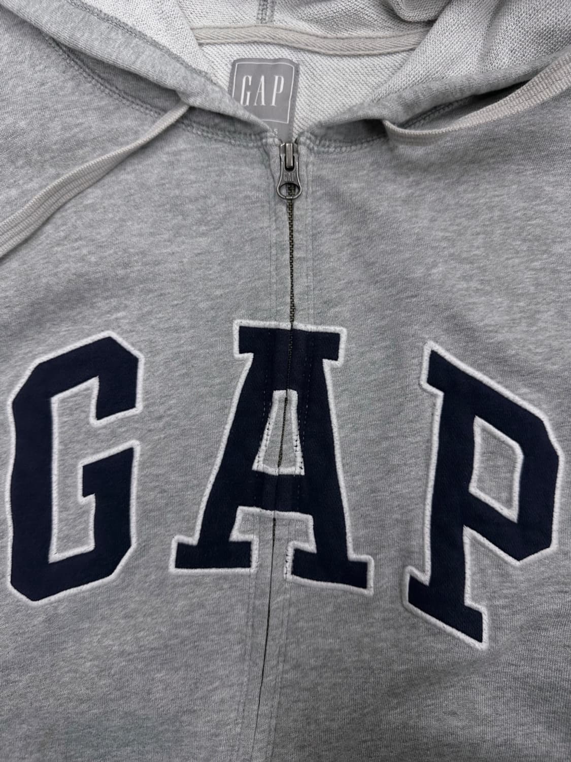 GAP 후드집업 그레이 (XL) 상품이미지3