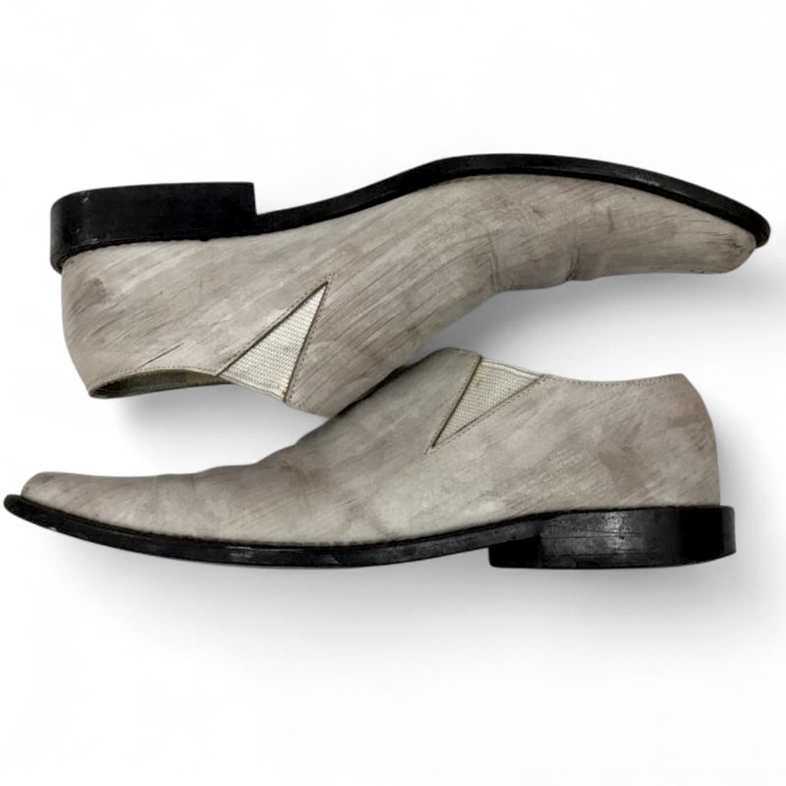 꼼데가르송 트리콧 페인팅 크렉레더 로퍼 상품이미지2