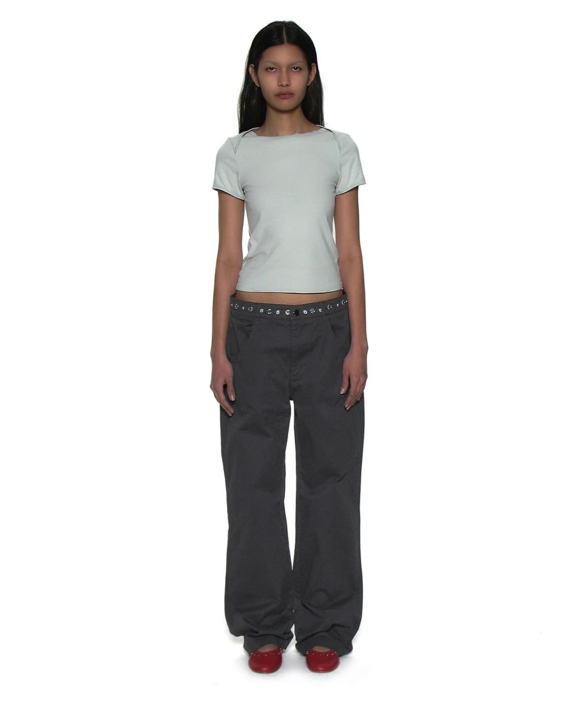 파르티멘토 우먼 pointed double waist pants  상품이미지1