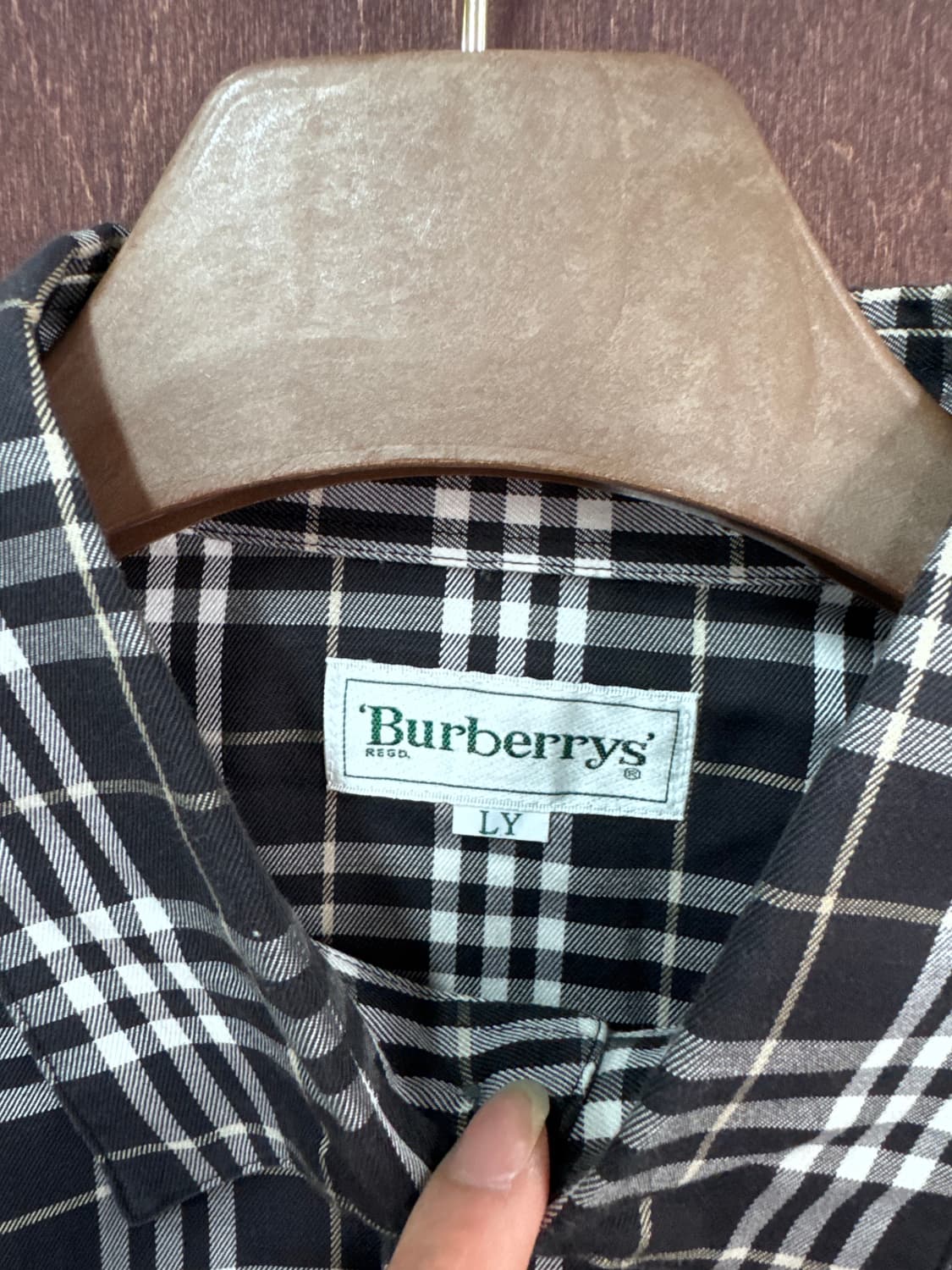 BURBERRY 체크 반팔 셔츠  상품이미지3