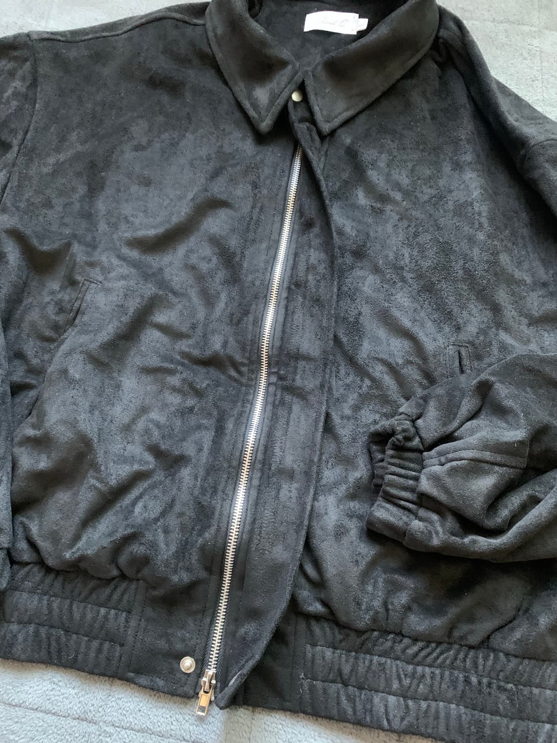 블랙 스웨이드 자켓 L 상품이미지7