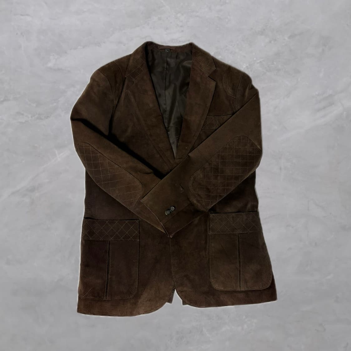 일본빈티지 가죽헌팅블레이저 상품이미지1