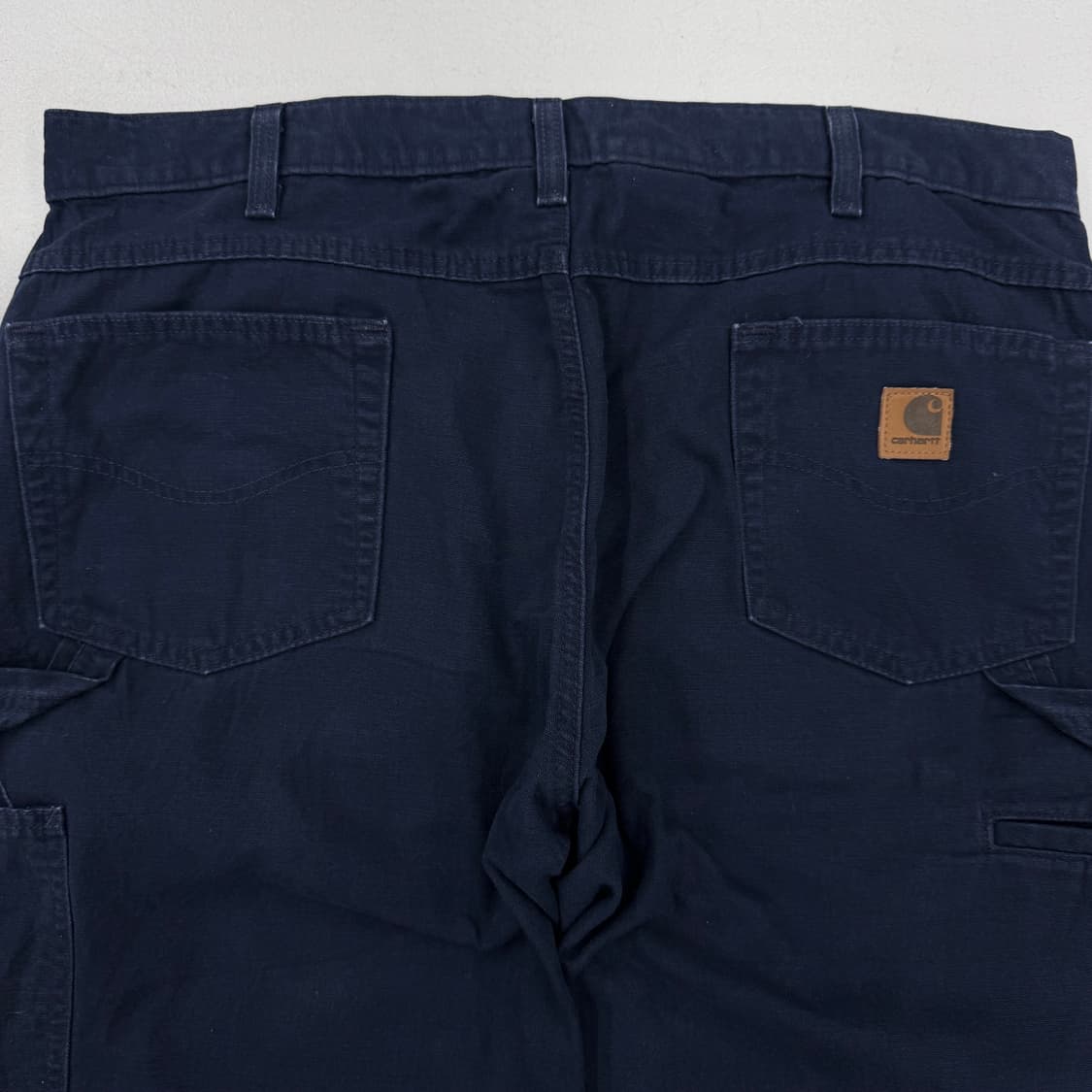 칼하트 OG 가죽패치 카펜터 와이드 워크팬츠 상품이미지5