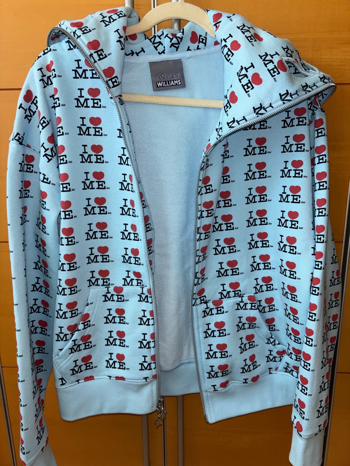 애슐리윌리엄스 아이하트미 후드집업 블루 상품이미지1