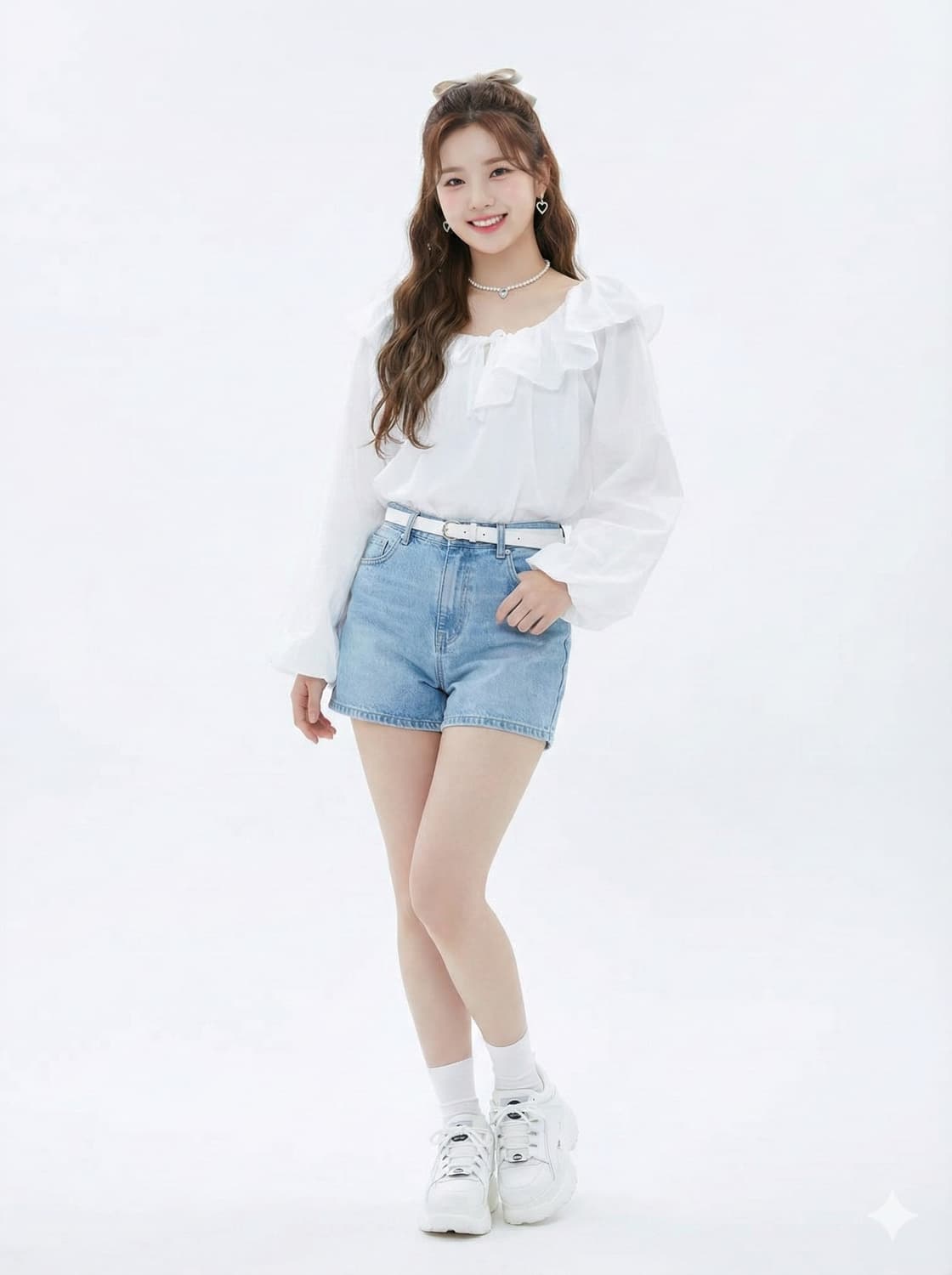 딘트 DINT 화이트 루즈핏 블라우스_FREE 상품이미지1