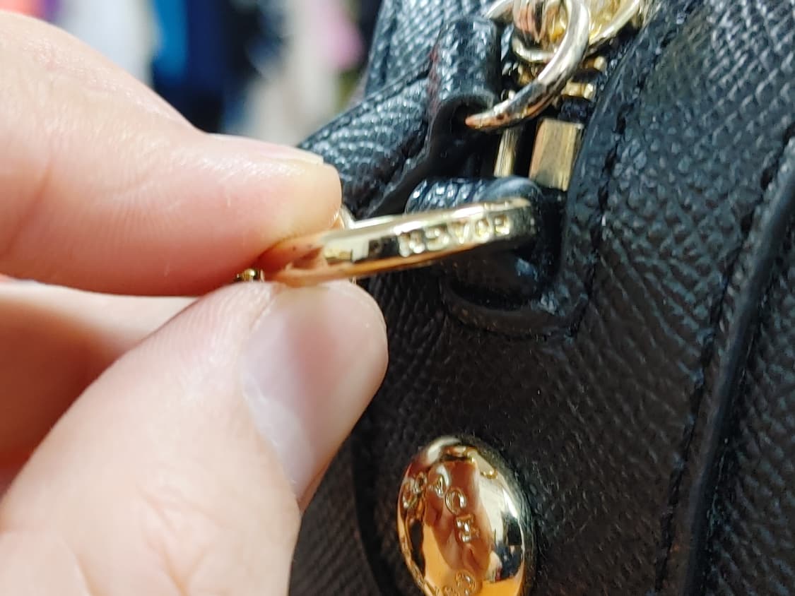 COACH 코치 사피아노가죽 미니보스턴백(가방끈포함) 상품이미지6