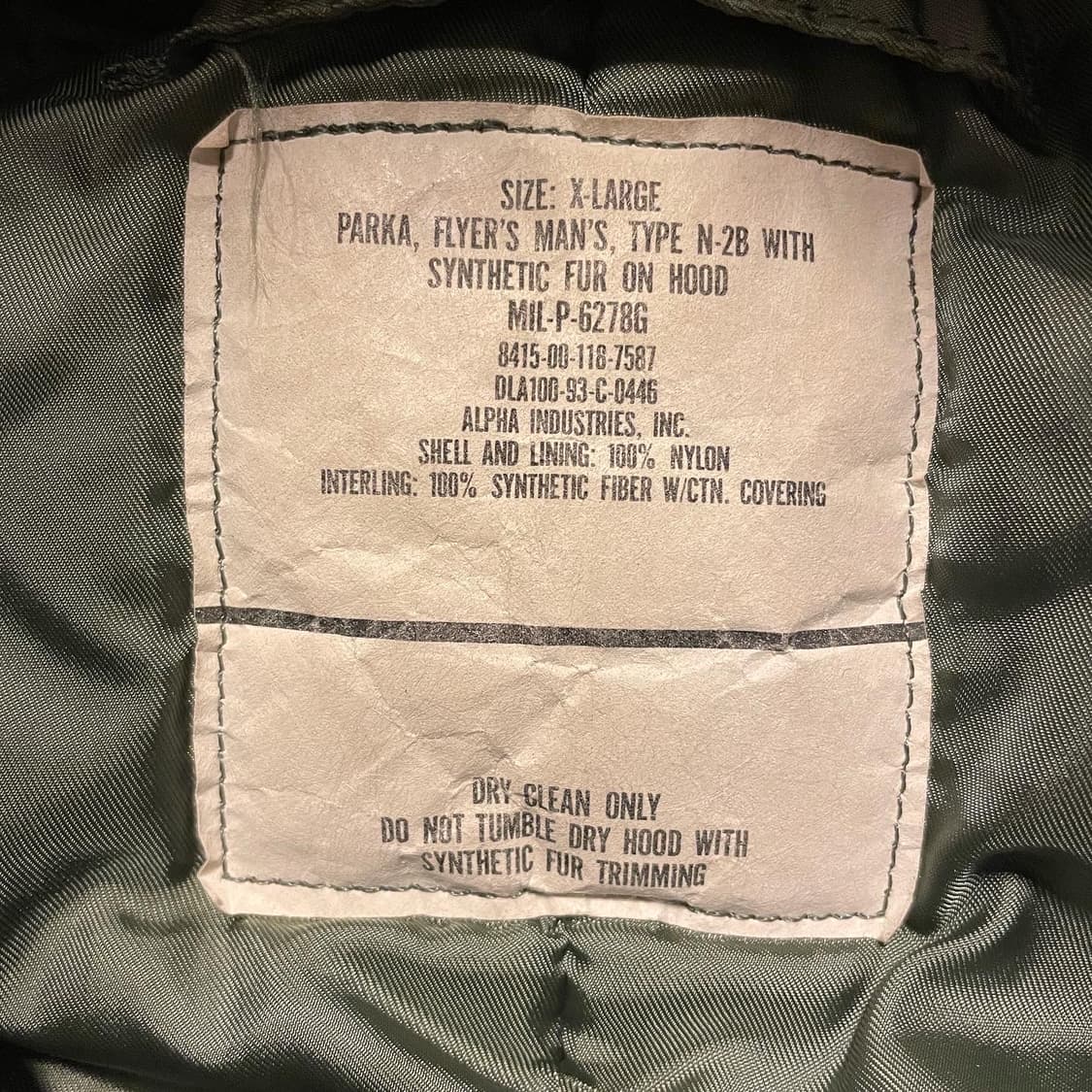 N2b 점퍼 오리지널 상품이미지4