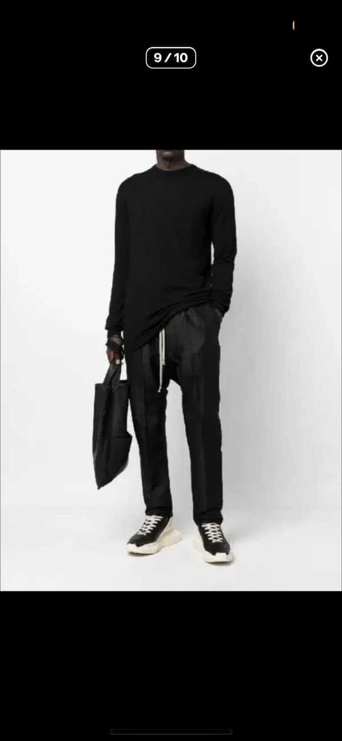 릭오웬스 23ss 드로우 스트링 린넨 팬츠 상품이미지9