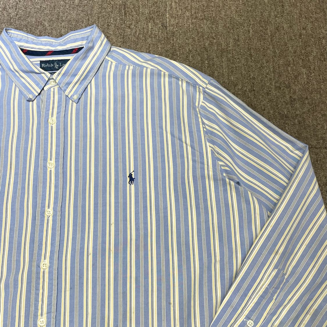 (2XL) POLO 폴로 랄프로렌 스트라이프 셔츠 클래식핏 빅셔츠 상품이미지5