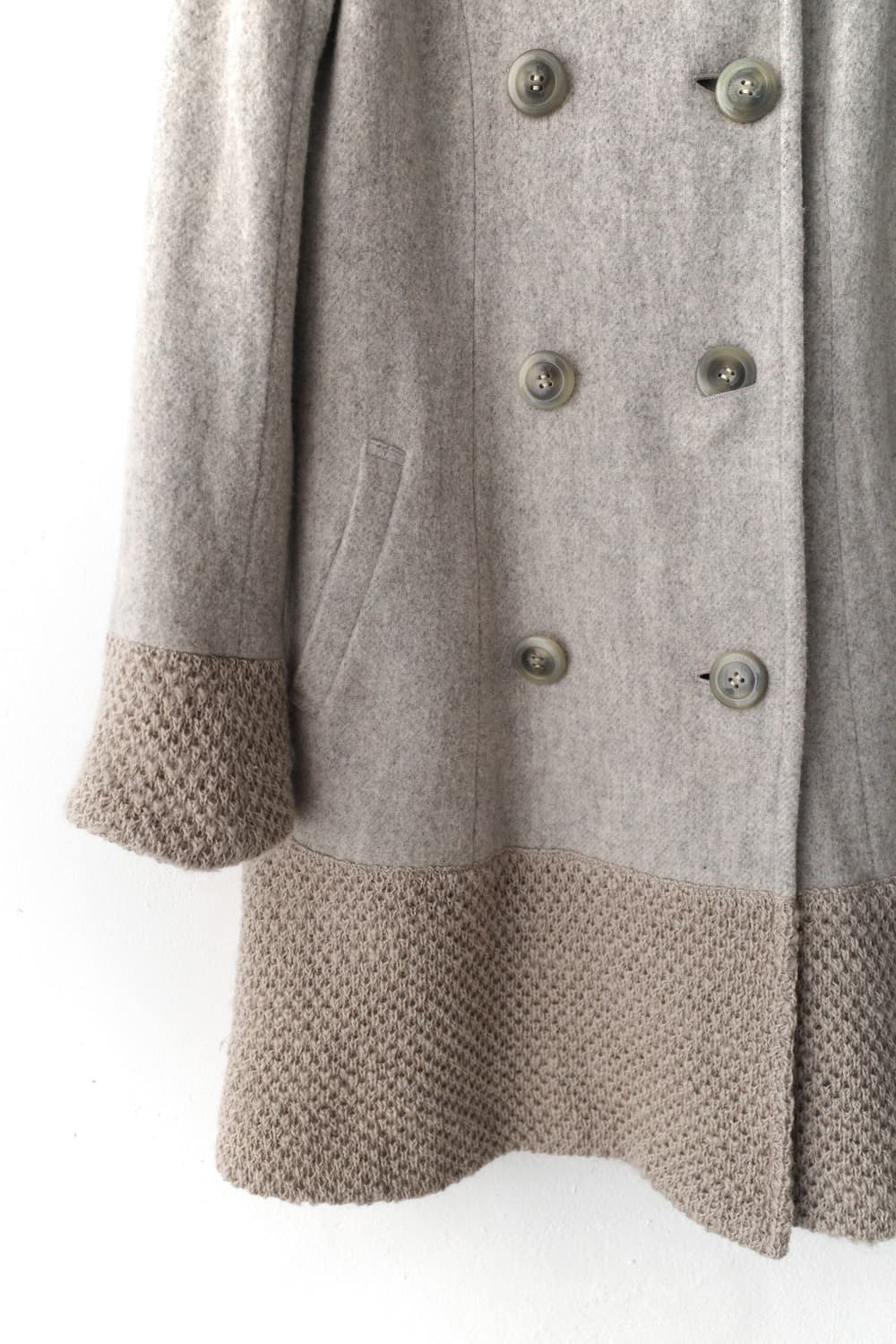 knit collar coat 상품이미지4