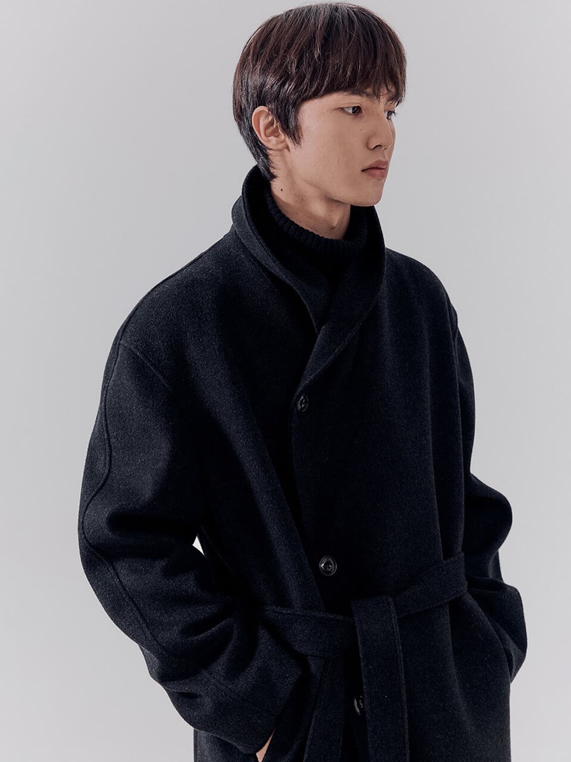 (L) 던스트 유니섹스 캐시미어 코트 상품이미지2