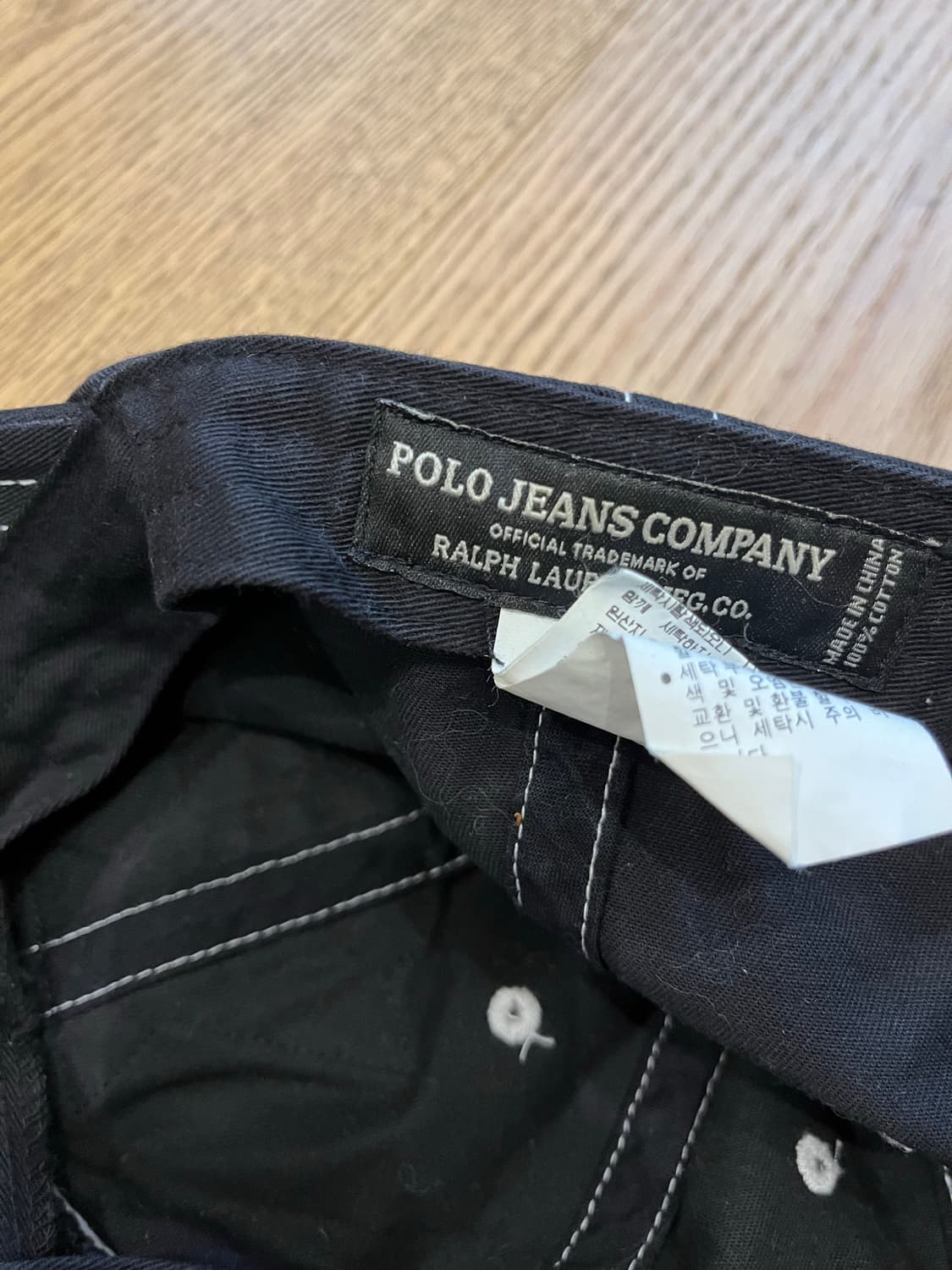 빈티지 랄프로렌 폴로진스컴페니 6패널 상품이미지4