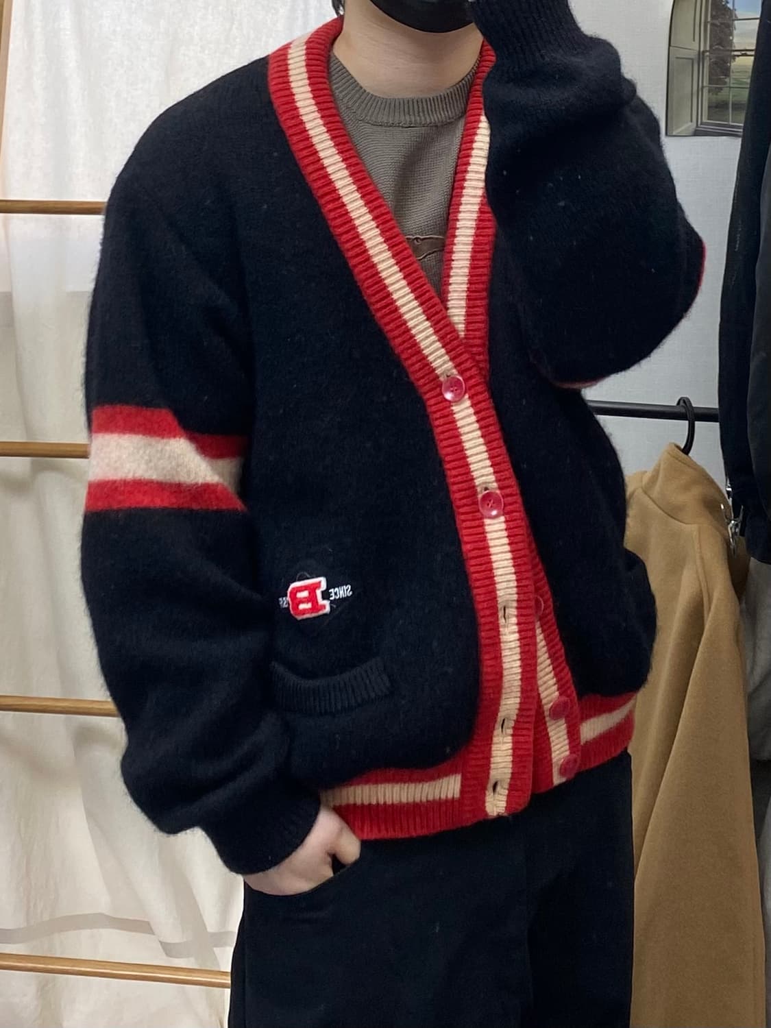 [54] 90s Benetton 베네통 이태리 메이드 퓨어울 니트가디건 상품이미지7