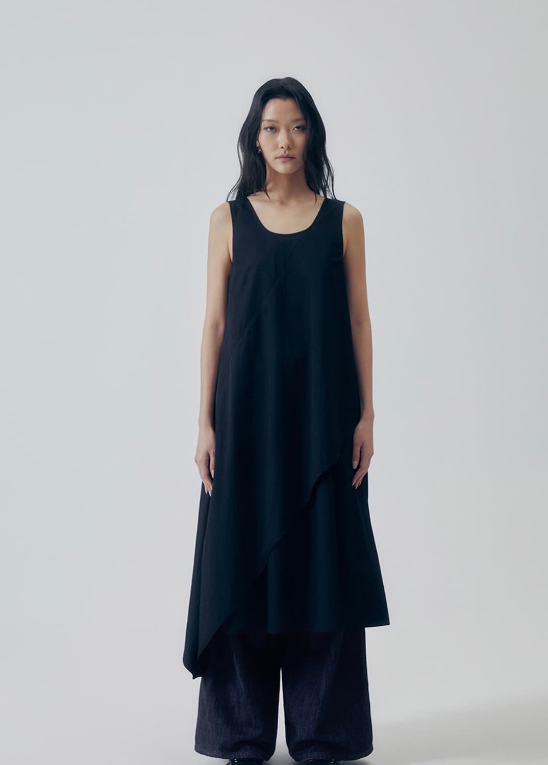 트리밍버드 Layered Asymmetric Draped Dress 상품이미지3