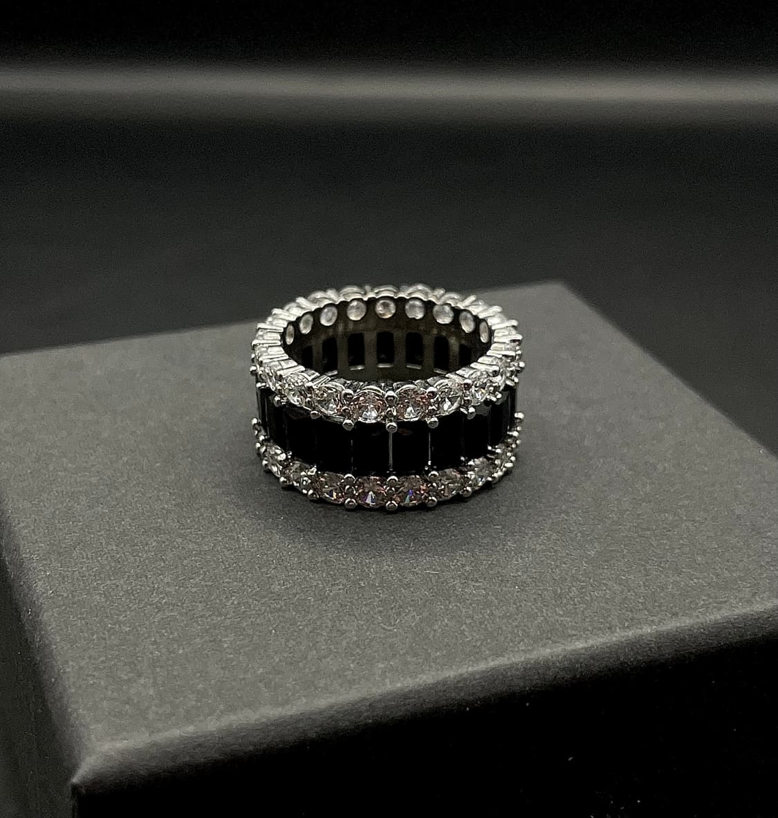 pcr053 Crown black cubic ring 상품이미지7