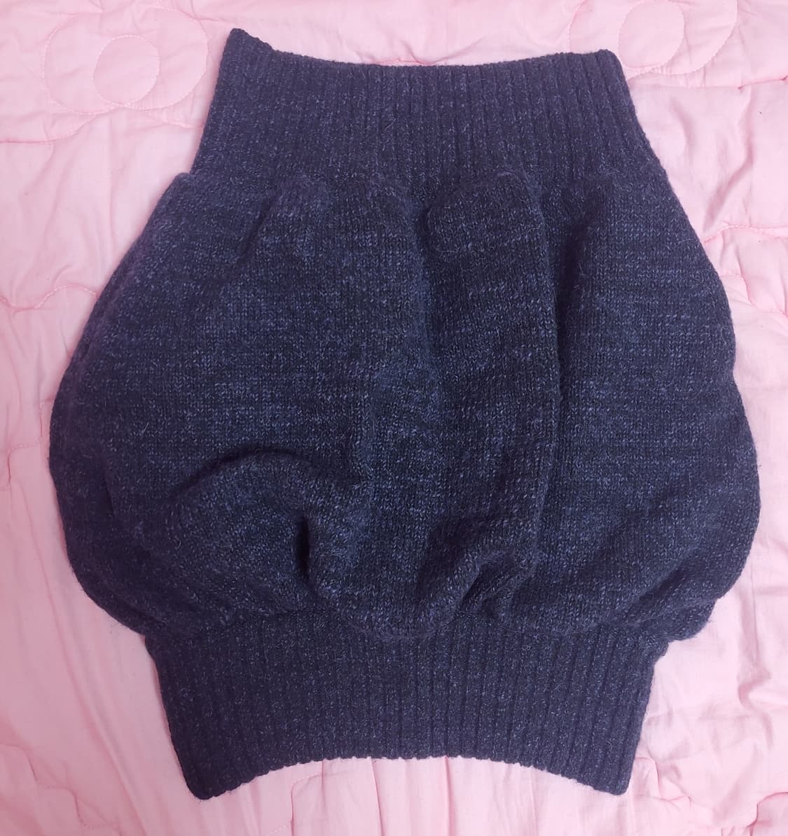 정품)급처상태좋음!샤넬 알파카 벌룬 호박 공주니트스커트 치마 리즈리사st 상품이미지4