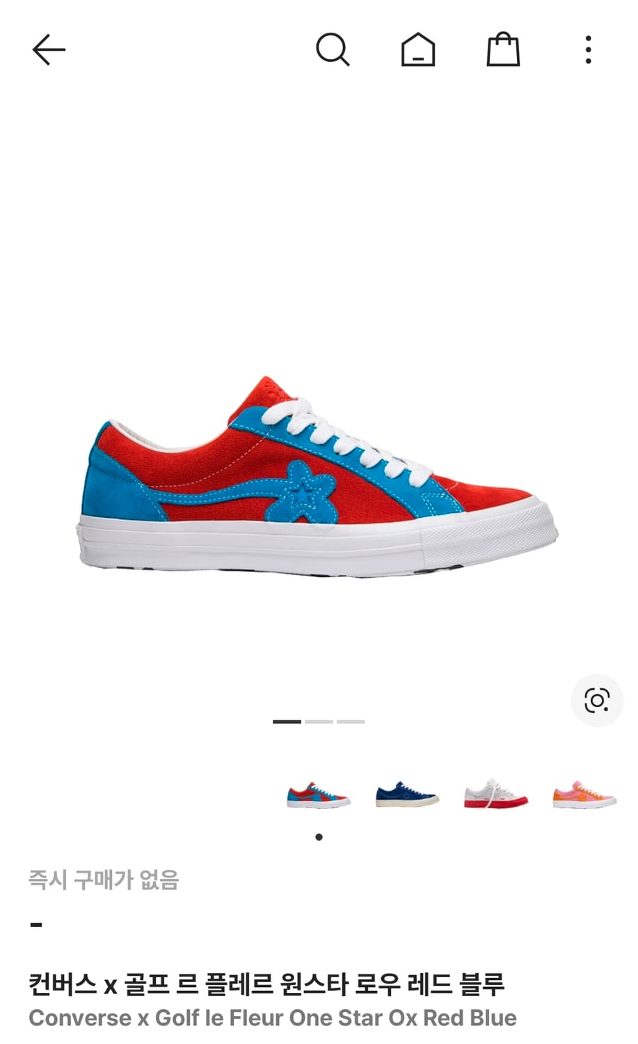 285 ) 컨버스 골프 르 플레르 원스타 레드/블루 상품이미지2