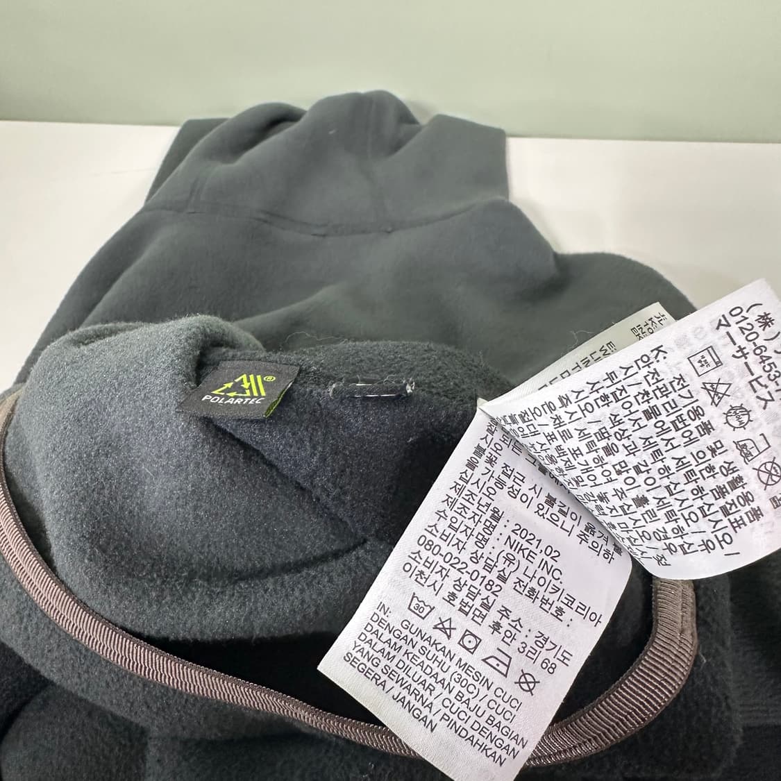 95 나이키ACG 차콜 써마핏 폴라텍 페인팅 플리스 후드티 상품이미지7
