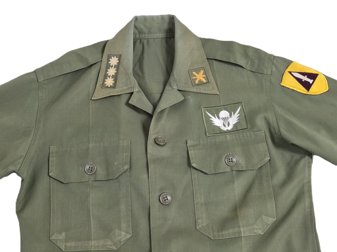 육군 구형 수방사 포병 대령 민무늬 전투복 상의 자켓 (S) 상품이미지5