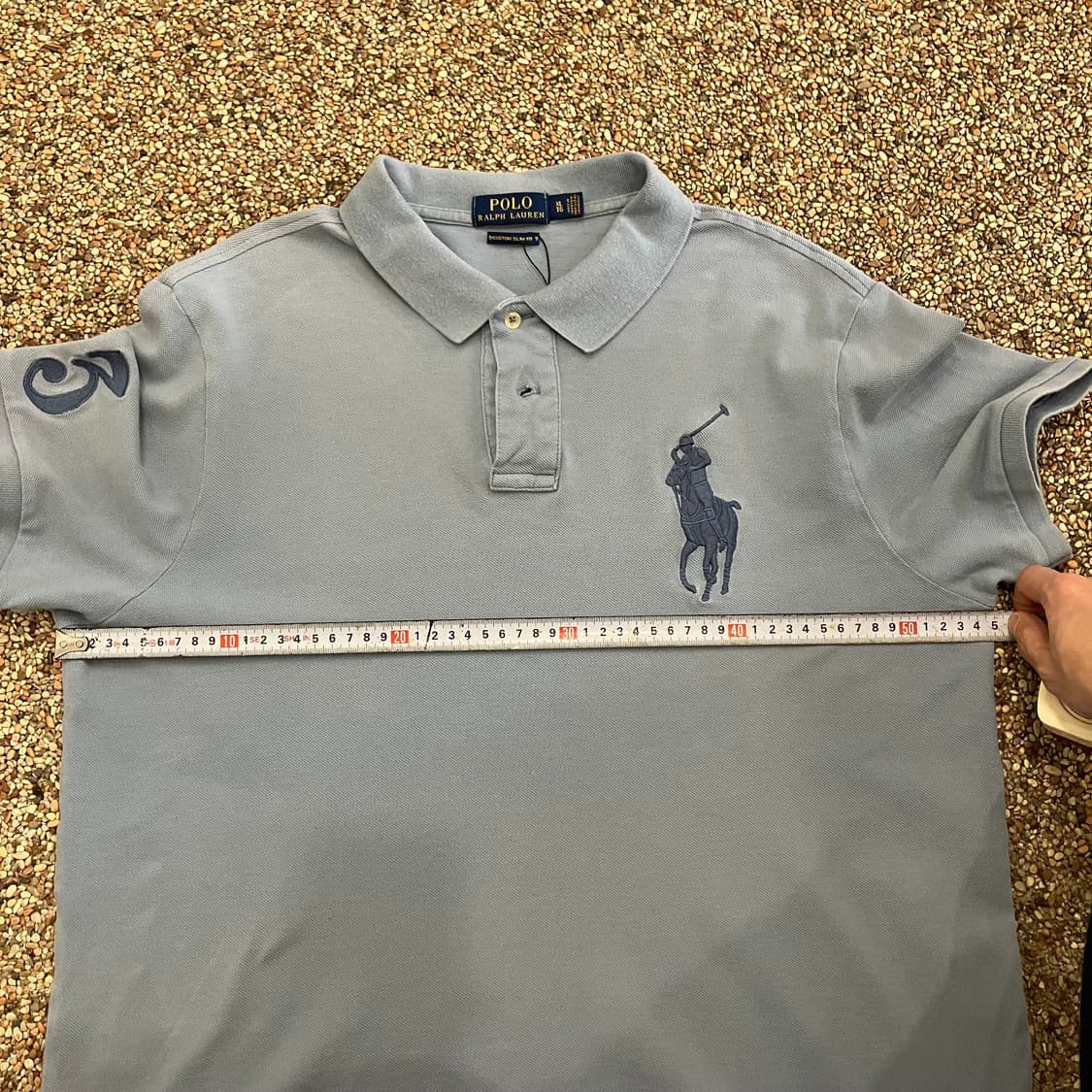 214 폴로 빅포니 카라 반팔 스카이블루 상품이미지4