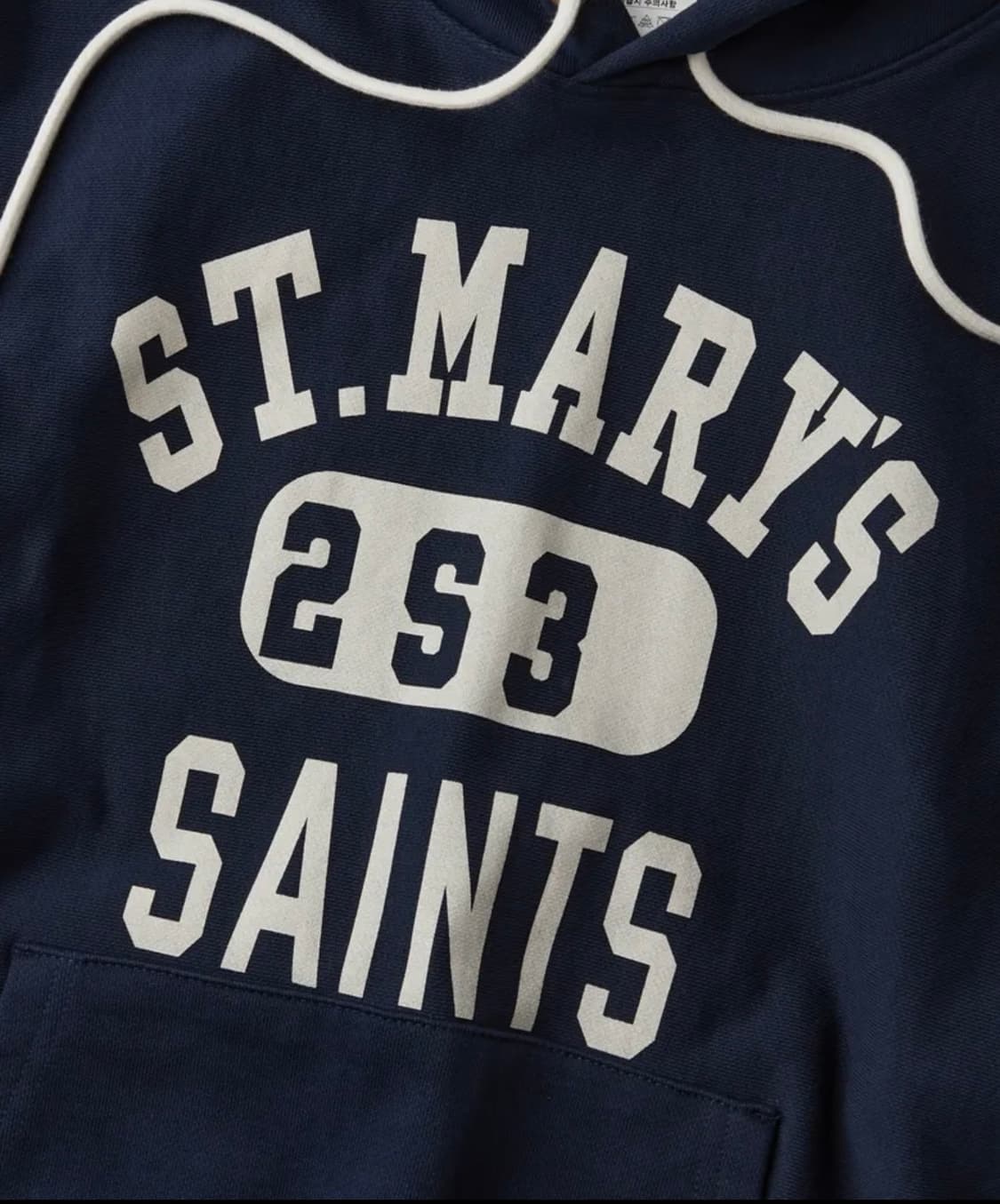 V.S.C HOOD SWEAT(MARYS)_NAVY 상품이미지4