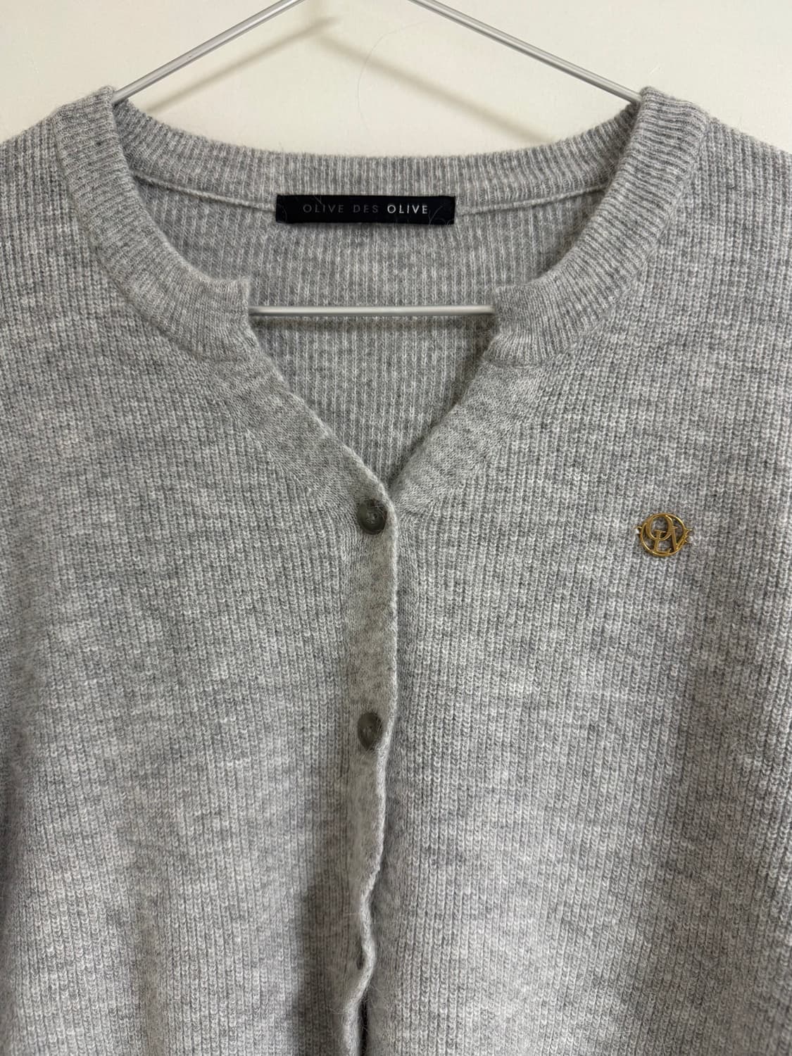 올리브데올리브 여우털 니트 가디건 상품이미지2